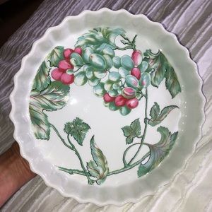 Porcelain Pie plate, Quiche, Tart Pan